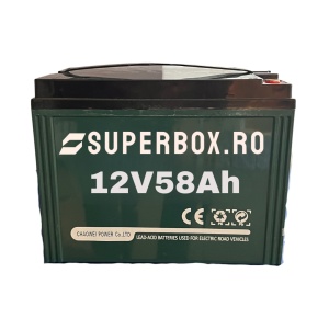Set 6 baterii, acumulatori, pentru triciclu electric, Voltarom Hercules, (VOLTA VT5) 72V-58AH (60Ah)