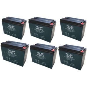Set 6 baterii, acumulatori, pentru Voltarom Hercules 72V-60AH