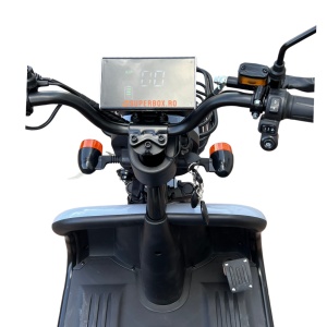 Tricicleta electrica, 1800W, 2-3 persoane, Voltarom, SuperBox, SPX3, 25 km/H, Autonomie max. 60km, omologar RAR, ALBASTRU DESCHIS