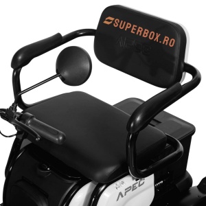 Triciclu Electric, fara permis, Motor 1000W, 2-3 locuri, APEC APM2, Autonomie 36km, Omologat RAR