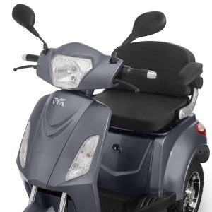 Triciclu Electric, fara permis, Motor 1000W, Voltarom M4, VOLTA VM4, Autonomie 50km, Omologat RAR, gri