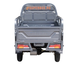 Triciclu Electric, 25km/h, fara permis, Motor 3900W, Volta VT5, (Voltarom Hercules), 60km autonomie, Gri