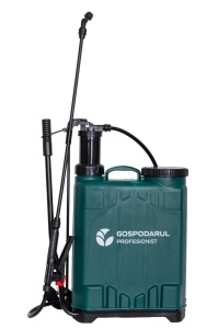 Pulverizator Gospodarul Profesionist 12L, presiune 4 bari, albastru/galben, pentru stropit plante și grădini