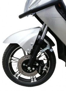 Scuter Electric (Bicicleta), Fara Permis, Volta VSX, Voltarom SX, 220 W, argintiu
