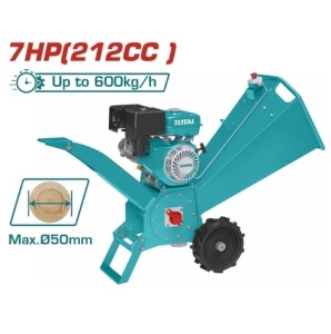 Tocator de crengi pe benzină TOTAL 7CP, motor 212cc