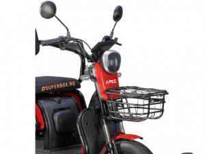 Triciclu Electric, fara permis, Motor 1000W, 2-3 locuri, APEC APM2, Autonomie 36km, Omologat RAR