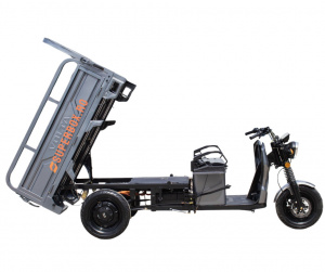 Triciclu Electric, 25km/h, fara permis, Motor 3900W, Volta VT5, (Voltarom Hercules), 60km autonomie, Gri