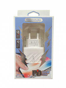 Incarcator rapid, cu afisaj pentru telefoane mobile, fast charger Pd + USB 20W
