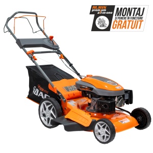 Masina de Tuns Gazon Ruris DAC 120XLS Motor 4 Timpi 4CP Latime de Lucru 46CM Sac Colector 55L