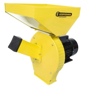 Moară pentru cereale și furaje Gospodarul Profesionist GP-1, 2500W, 200kg/h, cuvă mare, motor asincron