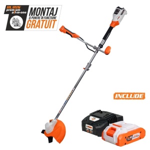 Motocoasa pe acumulator ruris 3024e power alfa up {contine acumulator+incarcator}