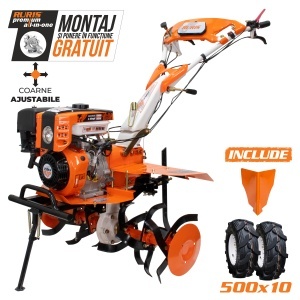 Motosapatoare ruris 751ks start + roti cauciuc 5.00-10+rarita