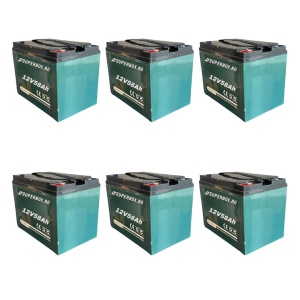 Set 6 baterii, KUBA E-KAMYONET, acumulatori, pentru triciclu electric, 72V-58AH (58ah-65Ah)