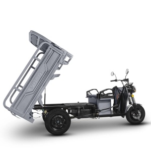 Triciclu electric Voltarom 2500W, 72V, 45Ah, 25 km pe ora, Fara permis, 50km autonomie Rosu/Gri