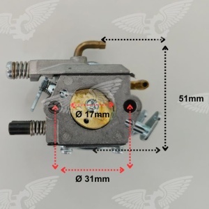 carburator motoferastrau fara pompita 5200-4500-5800