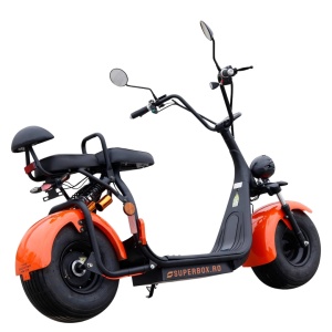 Scuter electric 1500W, omologat RAR, cu alarama, baterie LI-ION, CityCoco Tip Harley, Fara Permis, Volta SE-03