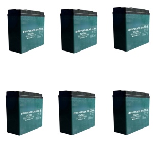 Set 6 baterii, acumulatori, pentru triciclu electric, Voltarom Hercules, (VOLTA VT5) 72V-20AH