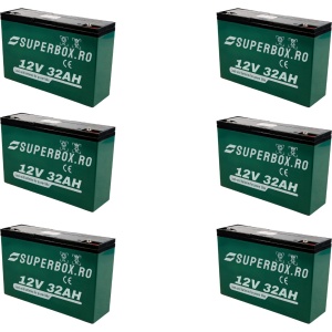 Set 6 baterii, triciclu electric, scuter, 72V 32Ah – Graphene Fara Intretinere