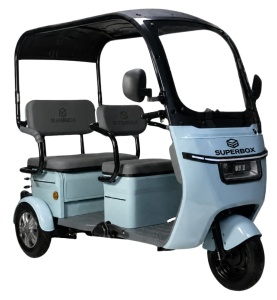 Triciclu electric acoperit, 1000W, fara permis, Voltarom VM5 NEO, BLEO, 72V, 20Ah, 25 Km/h, 58Km autonomie