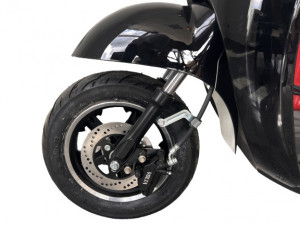 Scuter Electric, Voltarom S2, Volta VS2, fara permis, 2000 W, autonomie 50 km, Negru