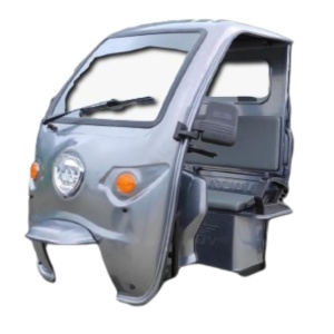 Cabina Triciclu Electric, (VOLTA VT5), Voltarom Hercules, Metal, Gri