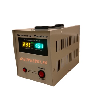 Stabilizator de Tensiune SuperBox – Protecție pentru Încărcătoare Triciclu Electric