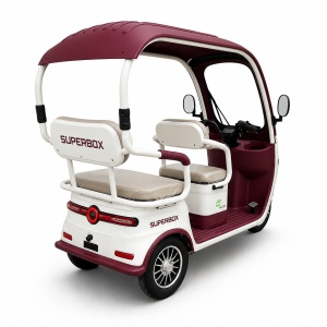 Tricicleta Electrica Voltarom SG-XC, Motor 1800W, Autonomie 60-80 km, Viteza 25 km pe ora, Baterie 72V 20Ah, Fara Permis