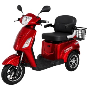 Triciclu Electric, fara permis, Motor 1000W, Voltarom M4, Autonomie 50km, Omologat RAR