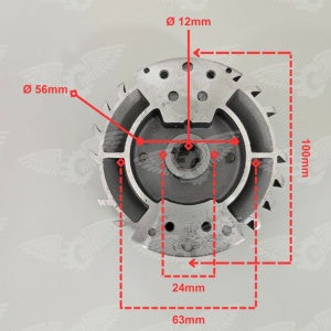 volanta motoferastrau clicheti metalici -4500-5200-5800