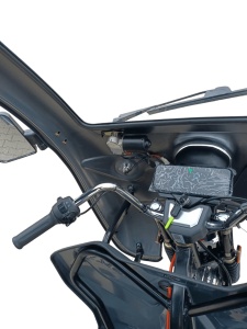 Triciclu Electric, fara permis, Motor 3900W, Voltarom Hercules, Volta VT5, cu cabina, 45Ah, 60km autonomie
