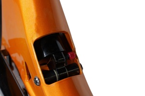 Bicicletă Electrică 250W, Voltarom SUV C502, Baterie 48V 12Ah, Autonomie 120 km, Suspensie Dublă, Roți 27.5 inch