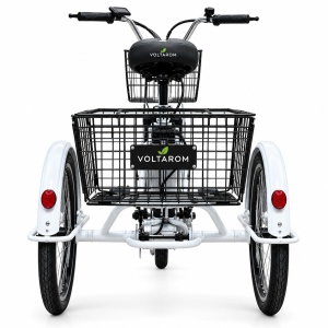 Bicicletă - Tricicleta Electrică VB3 Neo 250W - Baterie Li-Ion 36V 10Ah, Viteză 25km/h, Negru