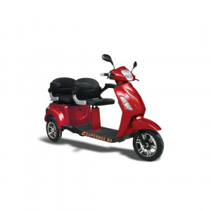 Triciclu Electric, 2 locuri, fara permis, Motor 1000W, Voltarom VM4+, Autonomie max. 36km
