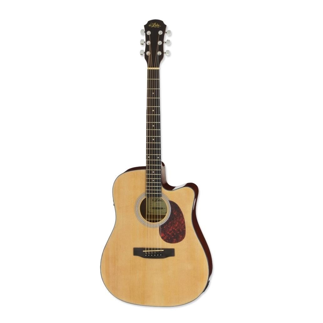 Aria　ADW-250 Chitară electro-acustică Aria ADW-01CE Natural
