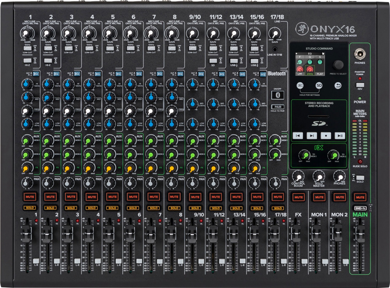 Mixer Analog Mackie Onyx16