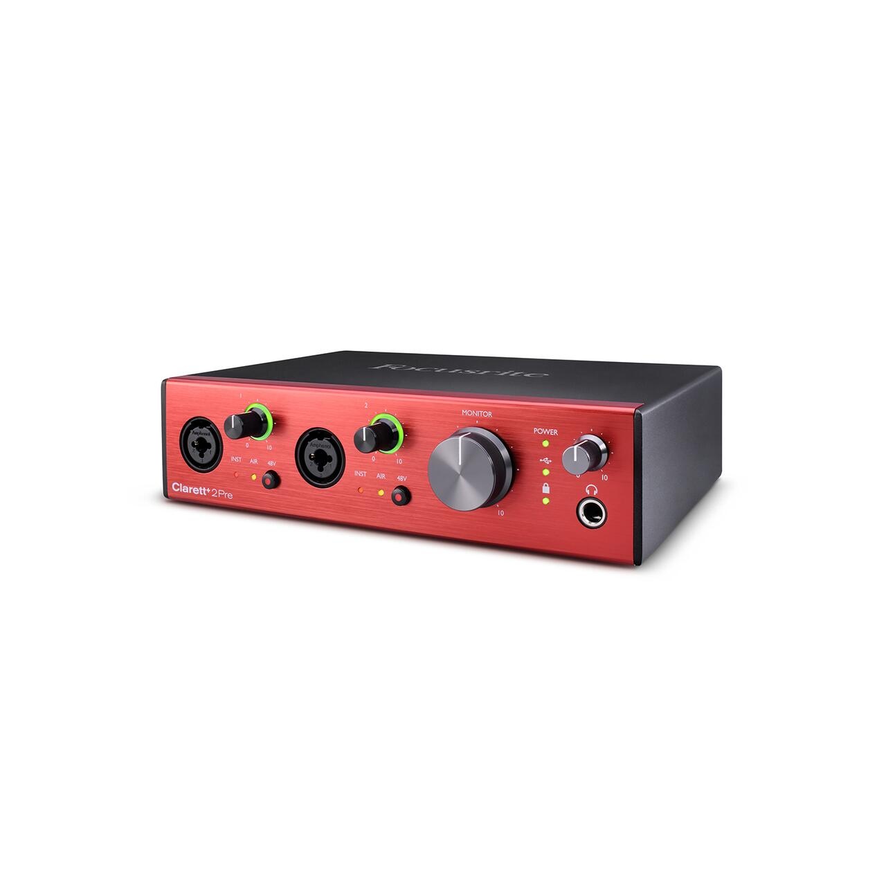 Interfață Audio Focusrite Clarett+ 2Pre – USB-C Profesional 10x4