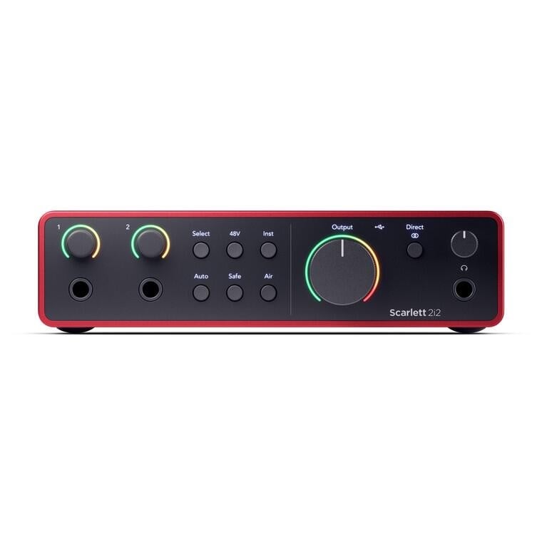 Focusrite Scarlett 2i2 未開封品 Interfață Audio Focusrite Scarlett 2i2 4th Gen – USB-C pentru