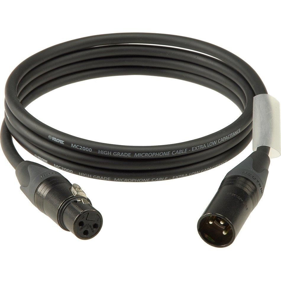 Cablu de Microfon / Semnal Balansat Klotz MC2000 - Neutrik XLR