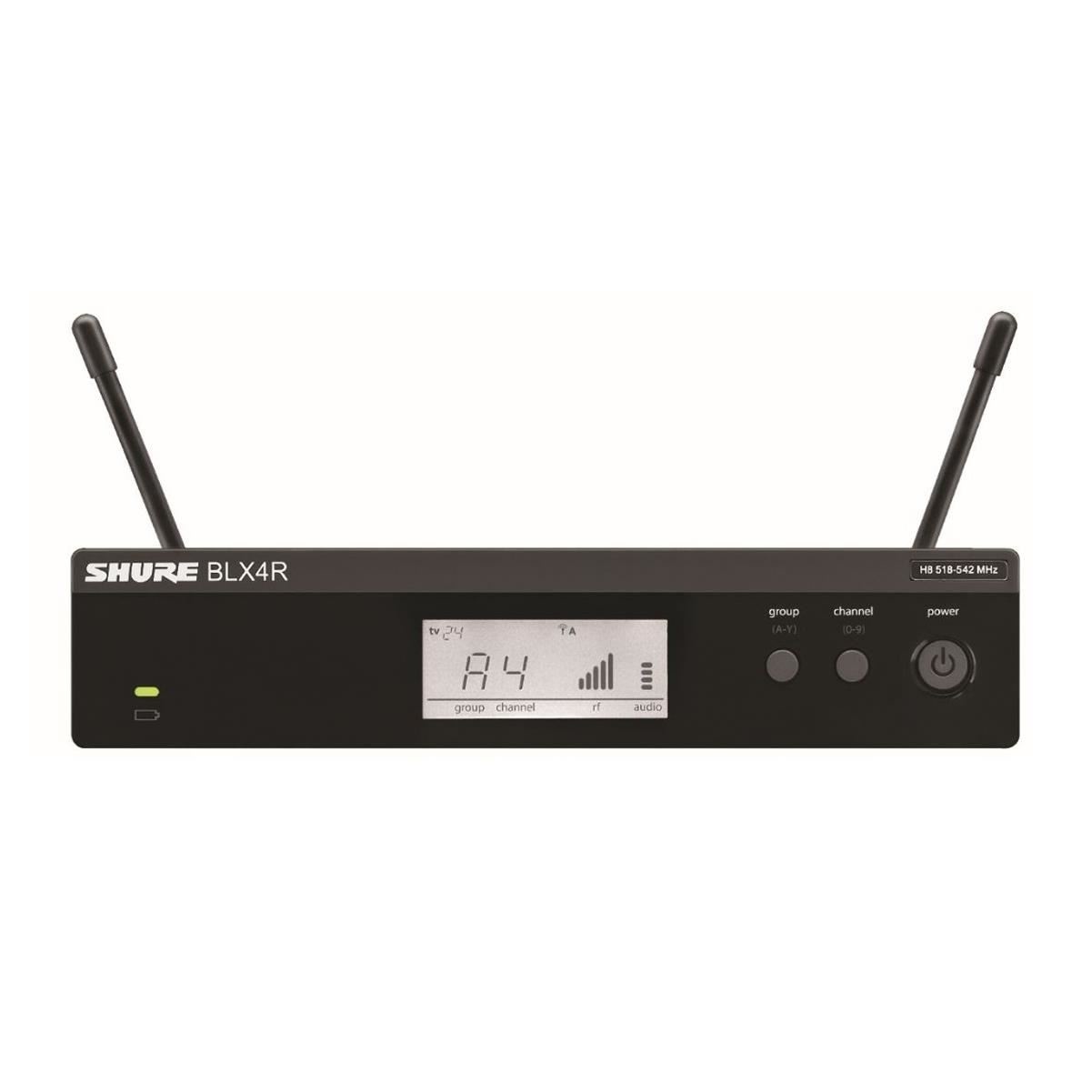 BLX4R、TERABOX、WA-7600 SW-KVM4LU BLX4R - BLX4R Wireless Receiver for BLX-R Wireless System - Shure Asia