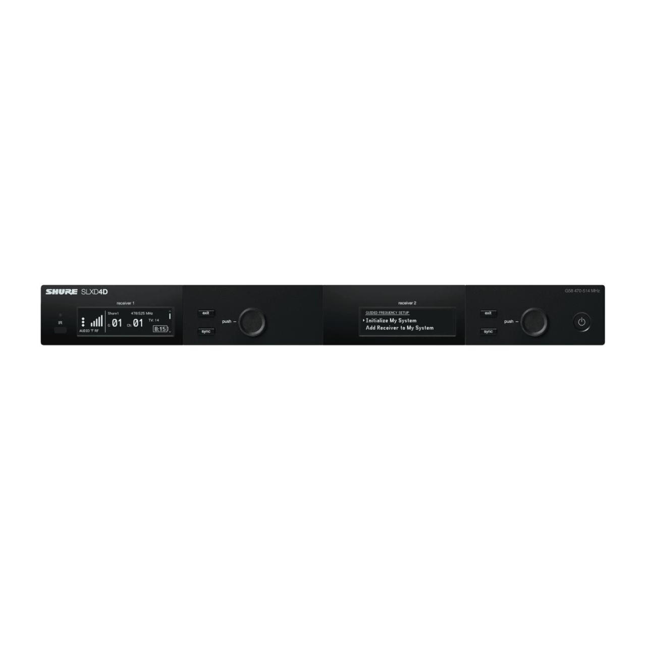 BLX4R、TERABOX、WA-7600 SW-KVM4LU Shure BLX4R Receptor wireless rack - Zeedo Shop