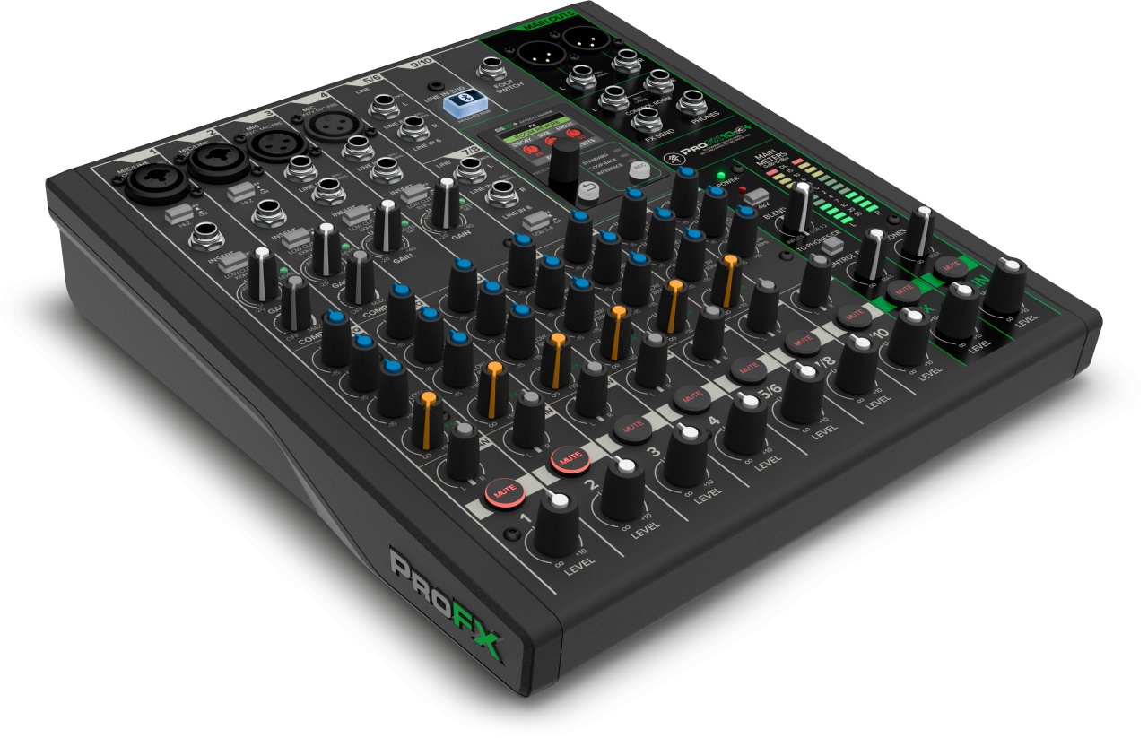 Mixer Analog Mackie ProFX10v3+