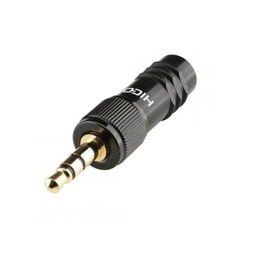 Conector Jack 3.5 mm Stereo cu Filet Hicon HI-J35S-SCREW-M