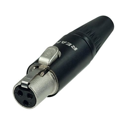 Conector Mini XLR Mama cu 3 Pini Rean RT3FC-B