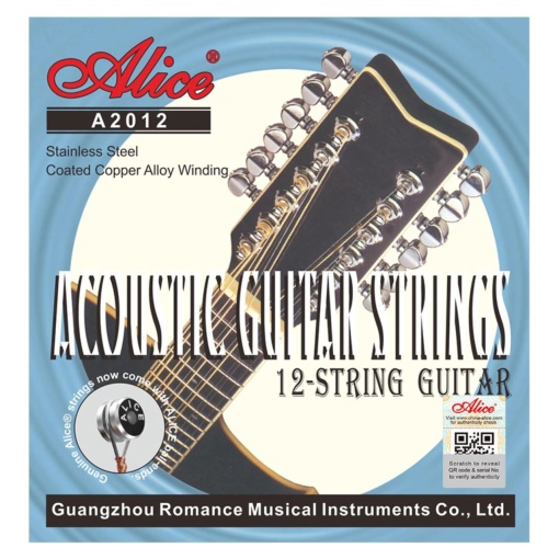 Set 12 Corzi Chitara Acustica - Light - Alice A2012