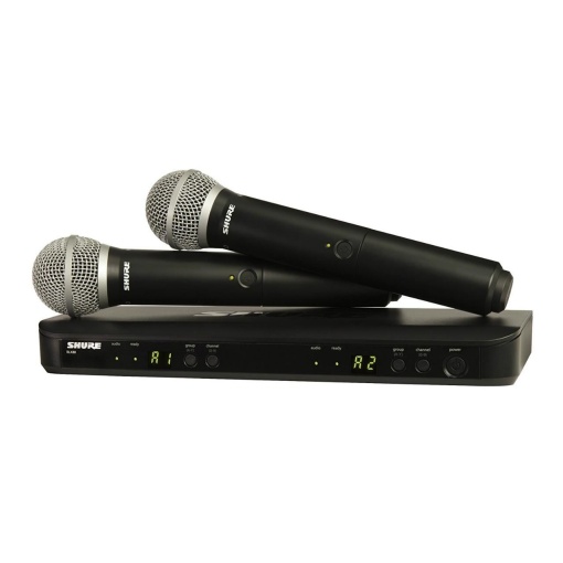 Sistem Cu Doua Microfoane Wireless Shure BLX288/PG58
