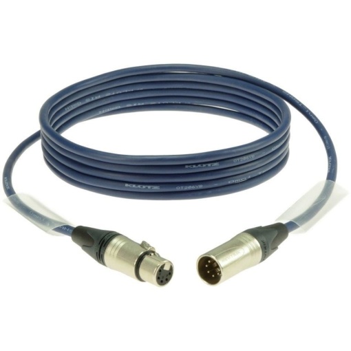 Cablu DMX Klotz OT206 - Neutrik XLR - XLR cu 5 pini