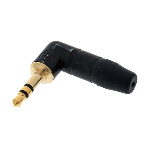 Conector Jack Tata 3.5 mm la 90º cu 3 Poli Neutrik NTP3RC-B