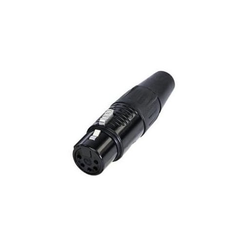 Conector XLR mamă cu 5 pini Rean RC5F-B