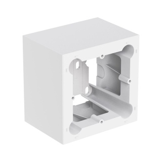 Audac Cutie de perete cu montare la suprafață - panou de perete de 80 x 80 mm - ALB