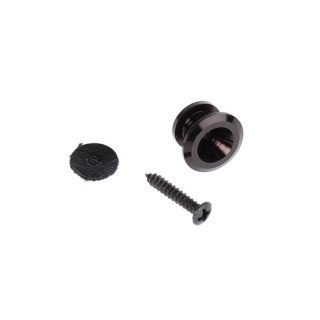Buton pentru curea Alice AL24AL-C Black – strap button pentru chitară și bass